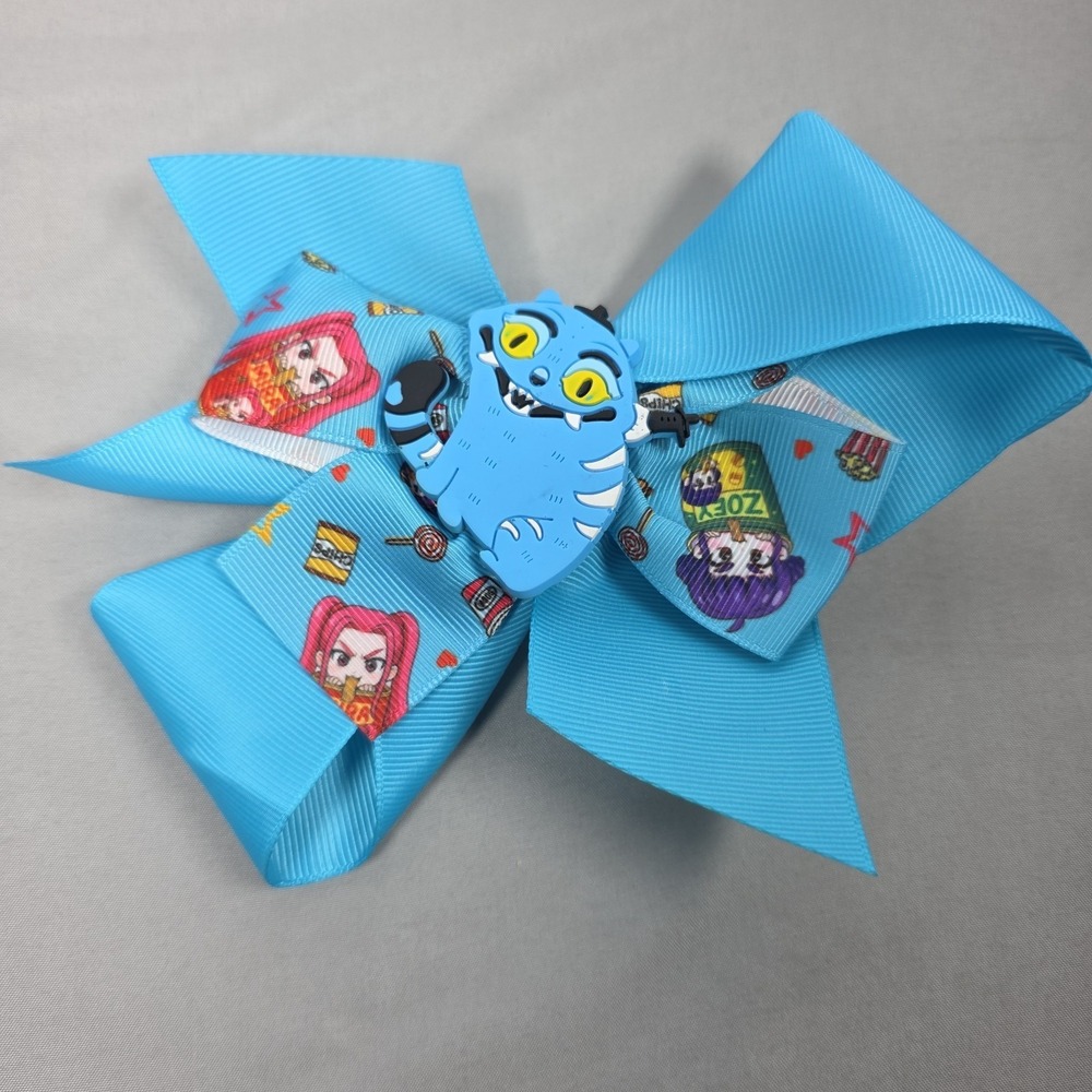 Kpop Demon Hunters Huntrix Inspired Hair Ribbon Bow NEW